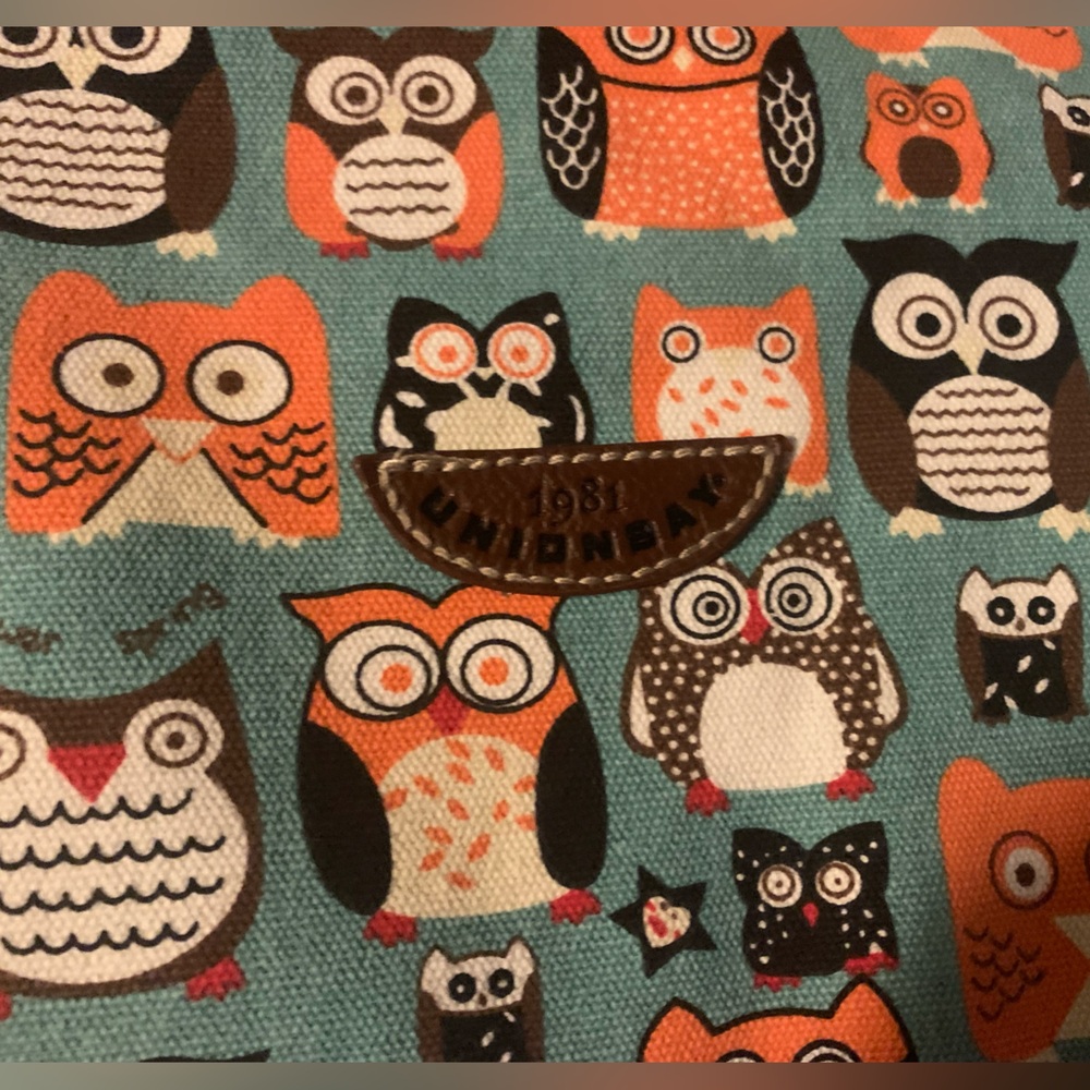 Vintage Owl Unionbay Canvas Bag - image 5